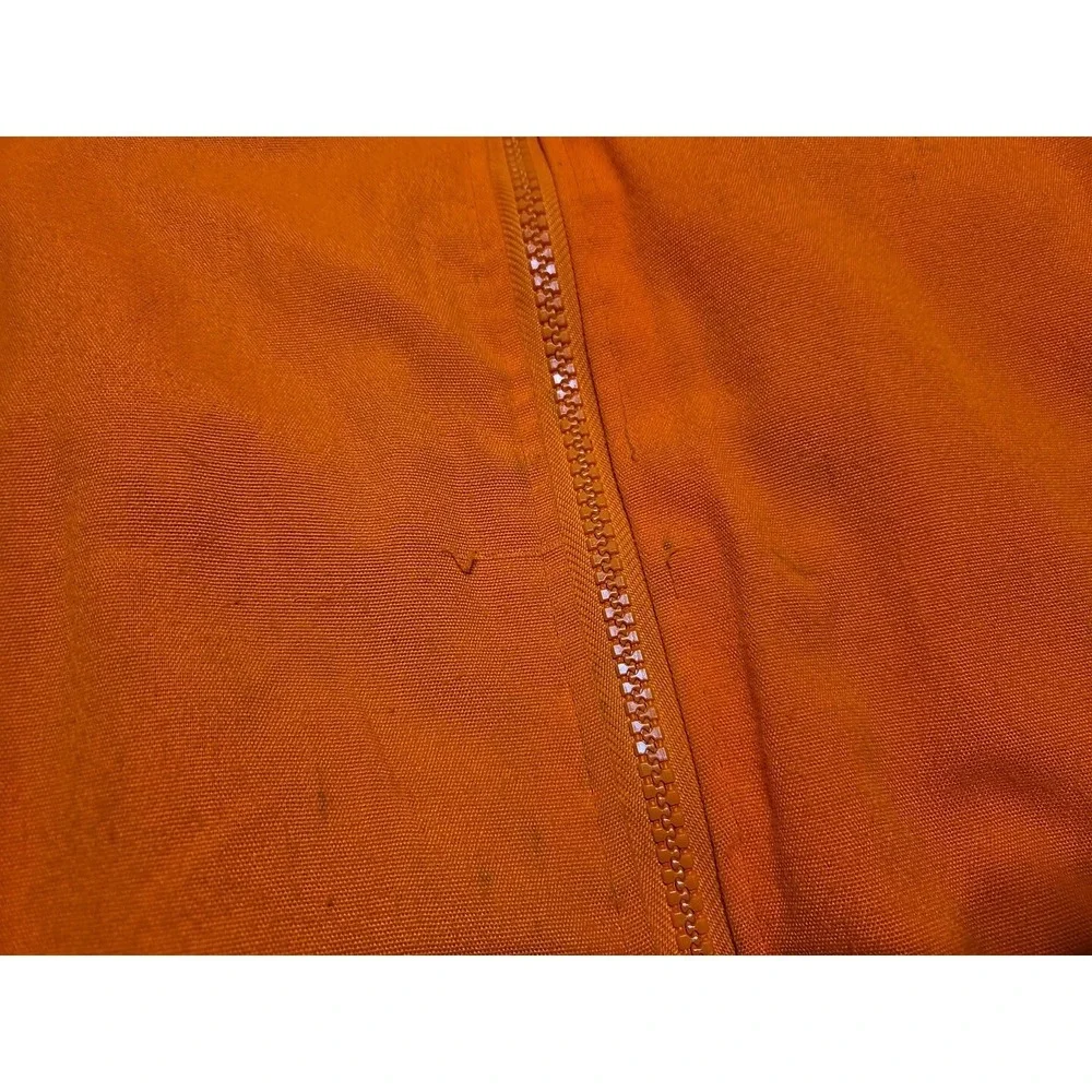 Woodfield Blaze Orange XL Hunting‎ Coat Quilt Lined Jacket Made USA Distressed